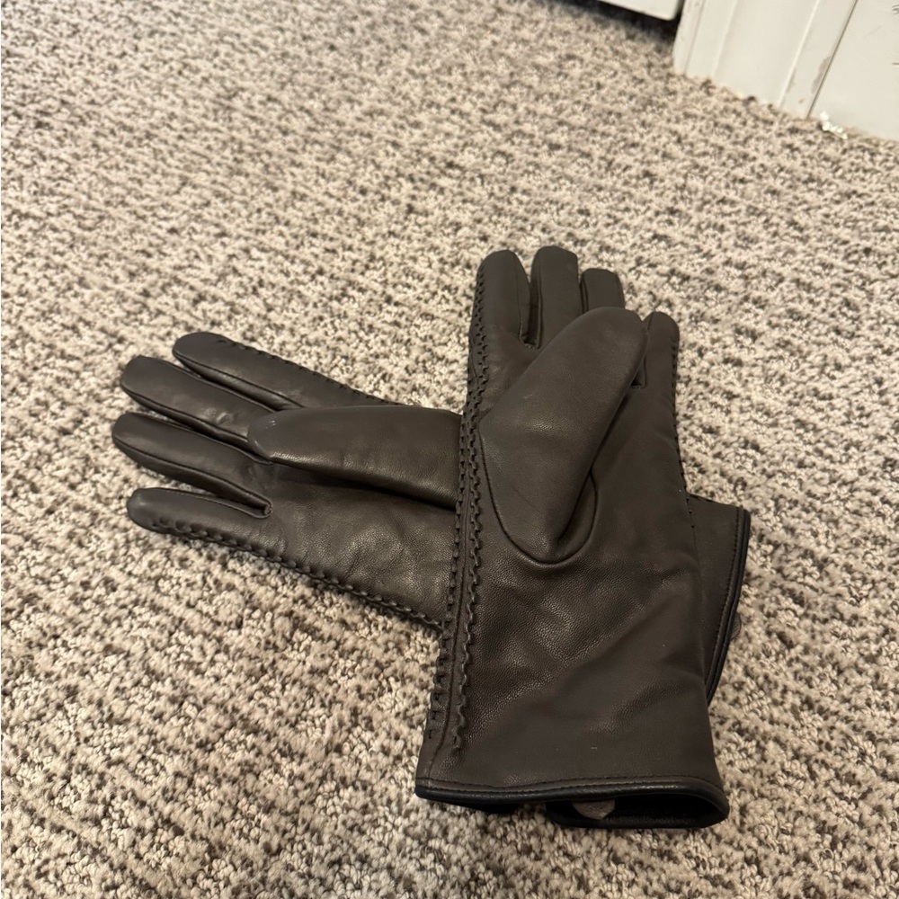 Overland women’s extra-small dark brown leather gloves
